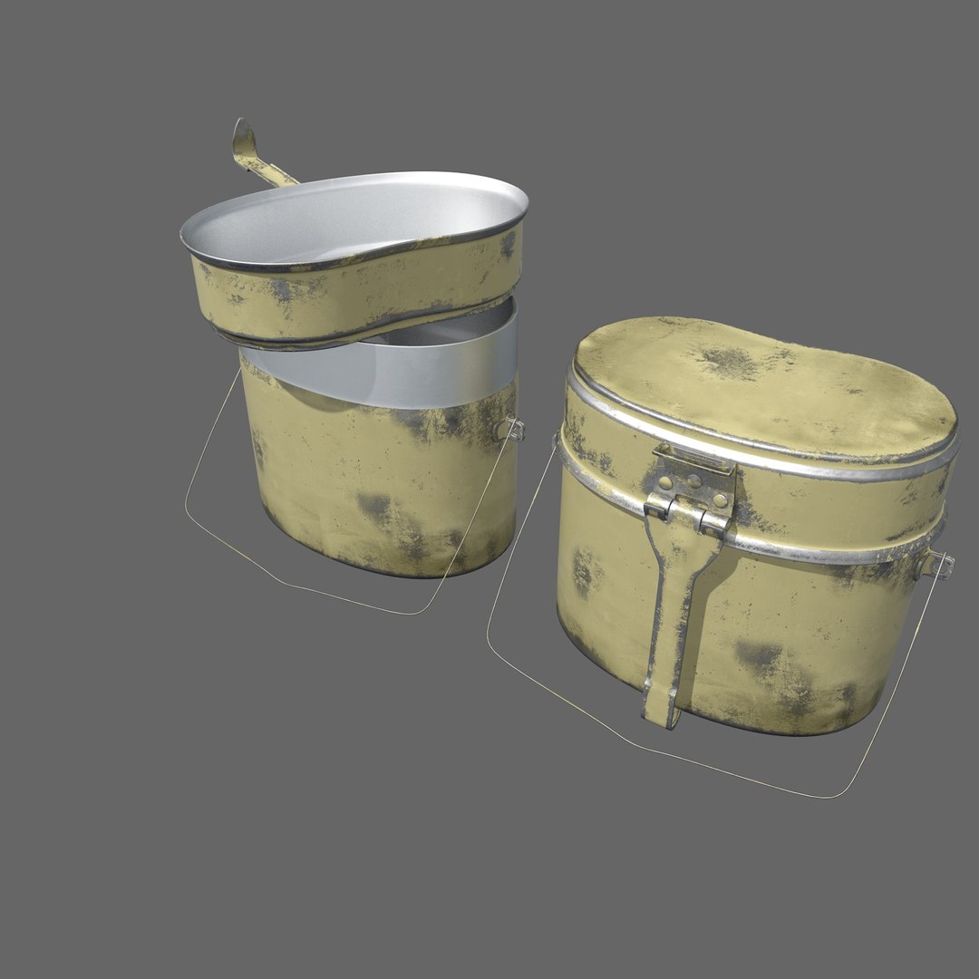 Low-poly Mess Kit 3ds