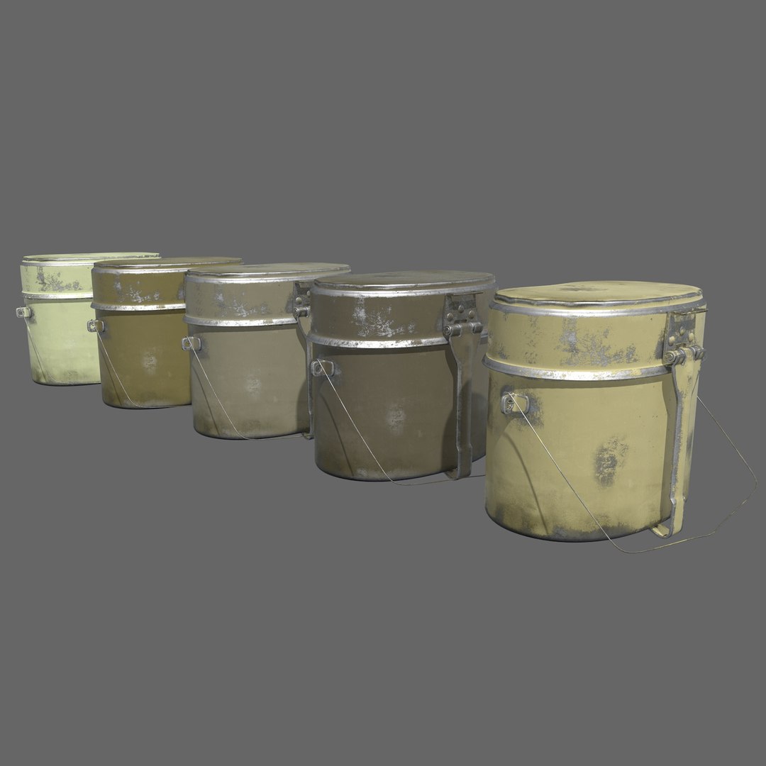Low-poly Mess Kit 3ds