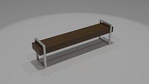 3D model bench 
