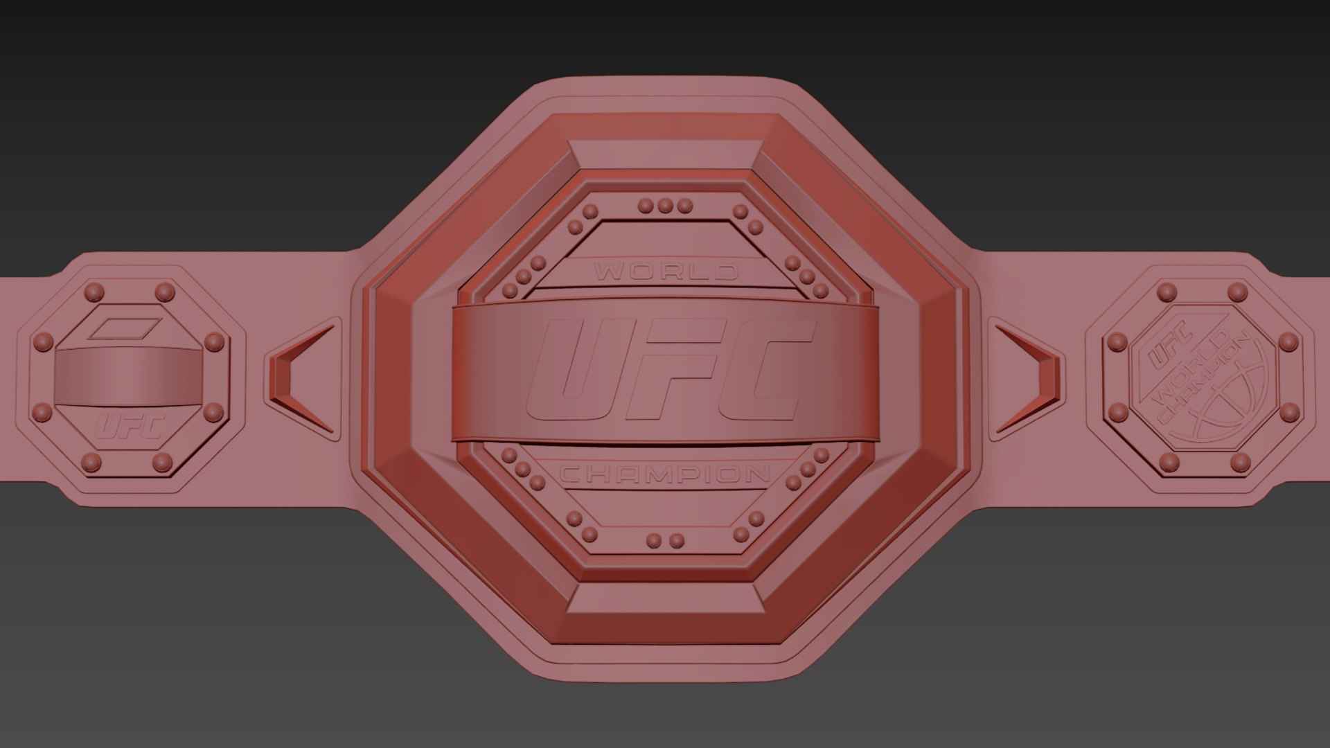 Realistic Ufc Champion Belt Model - TurboSquid 1475419