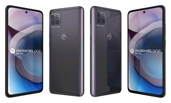 Motorola One 5G Ace Volcanic Gray 3D model