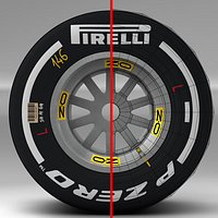 Medium Rear tyre