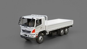 3D Jumbo Ranger FM 320 Flatbed Truck model