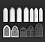 Arabic - Gothic Windows 12 pieces