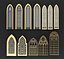 Arabic - Gothic Windows 12 pieces