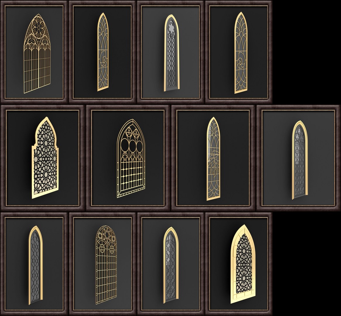 3D Arabic - Gothic Windows 12 pieces https://p.turbosquid.com/ts-thumb/9z/8vHFdt/dt/collage/jpg/1647111335/1920x1080/fit_q87/d7ae9ac58919ae97fabbc5cc9e8b16ec8a80af29/collage.jpg