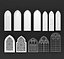 Arabic - Gothic Windows 12 pieces