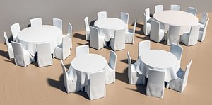 banquet tables chairs cloths