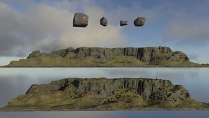 cliff rock model