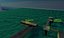 basic ferry harbour 3d model