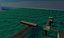 basic ferry harbour 3d model