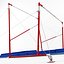 3D gymnastic equipment bars model