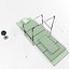 3D gymnastic equipment bars model