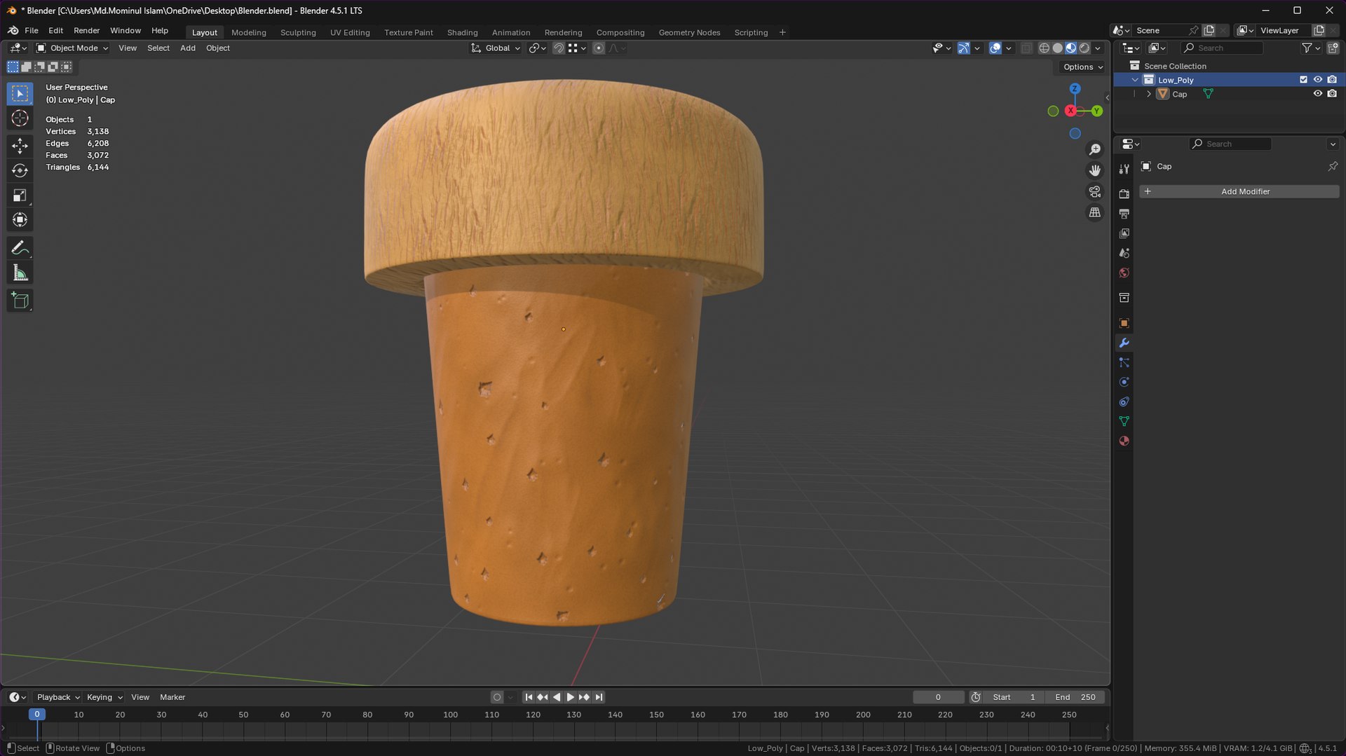 3D Wooden Cap Cork https://p.turbosquid.com/ts-thumb/9z/Gg4IkD/7f/screenshot20250818032514/png/1755466068/1920x1080/fit_q87/4087291cf923eb772e82f8a7f02342f1836cc411/screenshot20250818032514.jpg