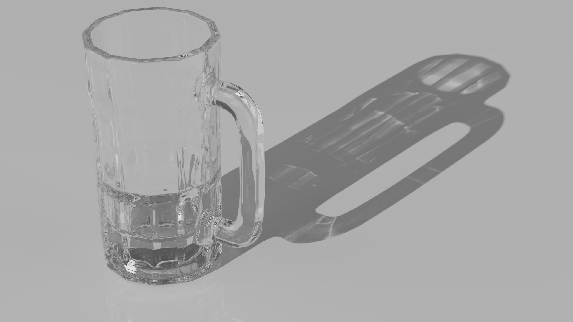 Glass Beer Mug Cooler Model TurboSquid 1902939