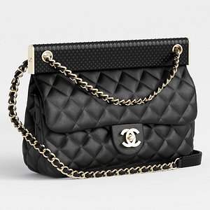 3D chanelhandbagsflap bagsleather