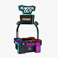 Pong Knock Out Arcade Machine