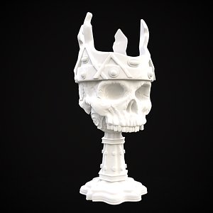 3D Skull Chalice 3D Print 3D print model model