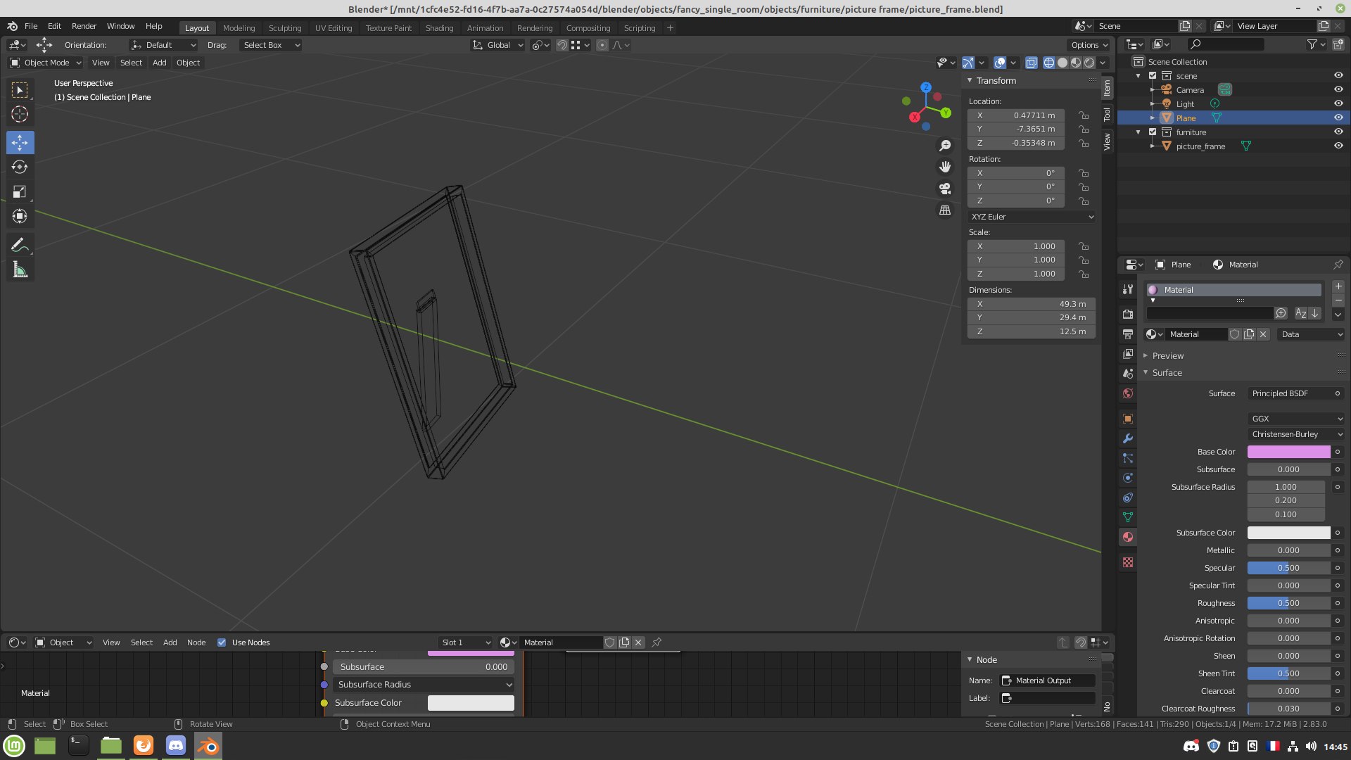 Picture frame 3D model https://p.turbosquid.com/ts-thumb/9z/MLTIjZ/YL/wireframe/png/1639301862/1920x1080/fit_q87/32c948830e5fc50a43c380609b455af5ac621f1e/wireframe.jpg