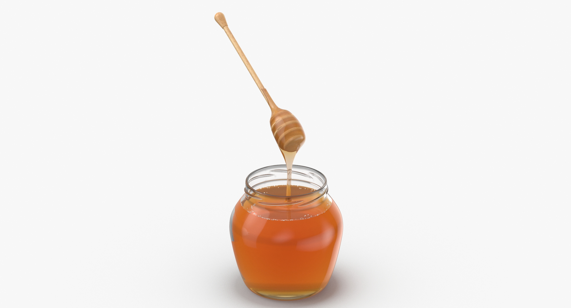 3D honey jar dipper - TurboSquid 1436799