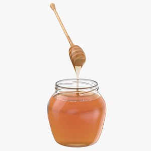 Honey in a Jar with Dipper