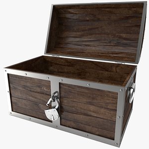 Opened Chest 3D