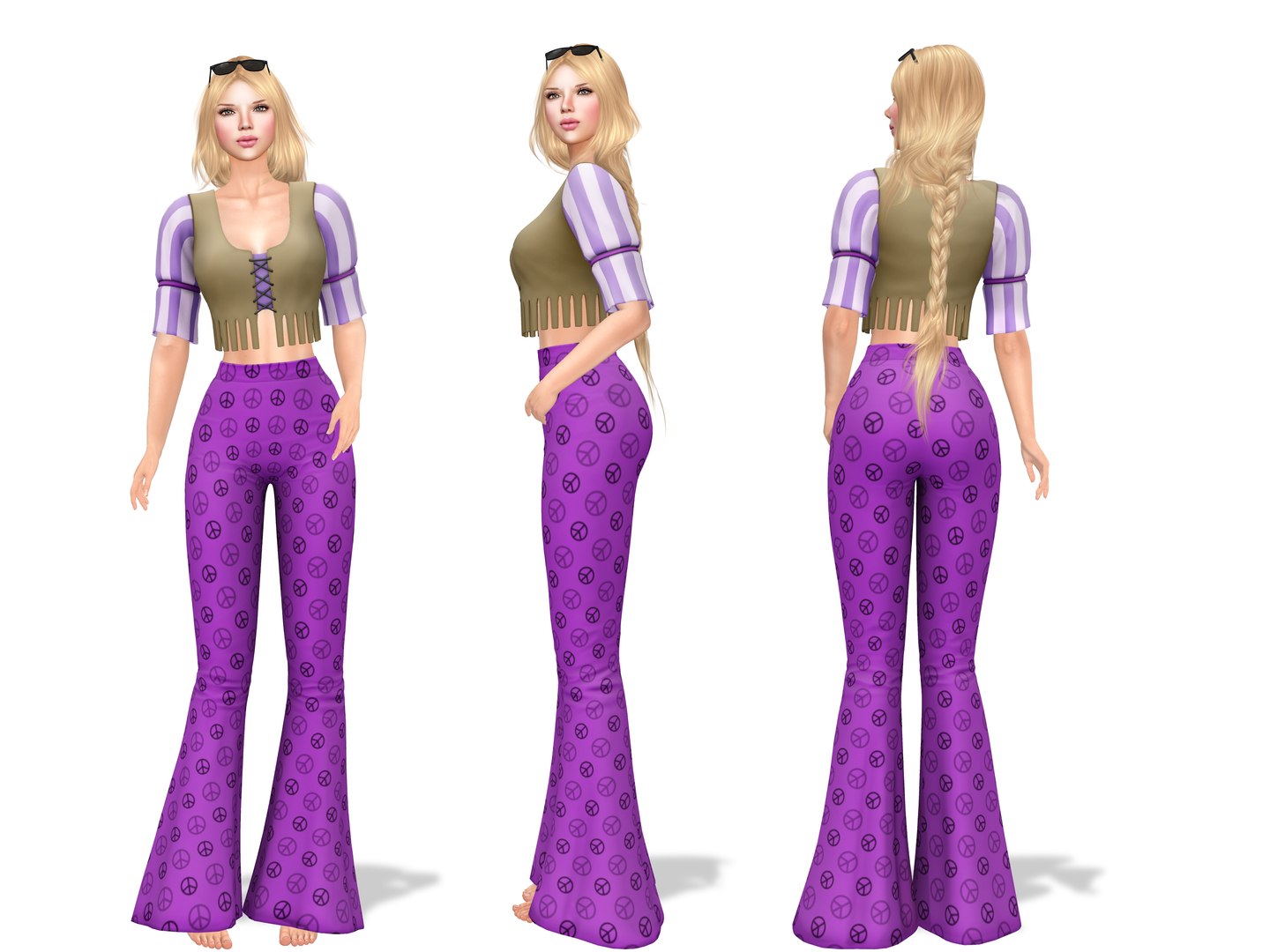 70s Hippie Boho Peace Outfit 3D https://p.turbosquid.com/ts-thumb/9z/Qc6Xpl/WX/preview2/jpg/1660483127/1920x1080/fit_q87/c2c09c75f9557a8e4e4532022b2bcc16240a6f66/preview2.jpg