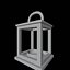 Portavelas de té con farol medieval, modelo de impresión 3D, decoración gótica