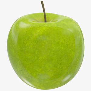 3D Green Apple V1