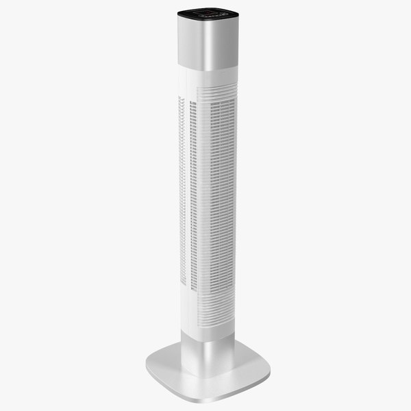 3D Tower Fan White model