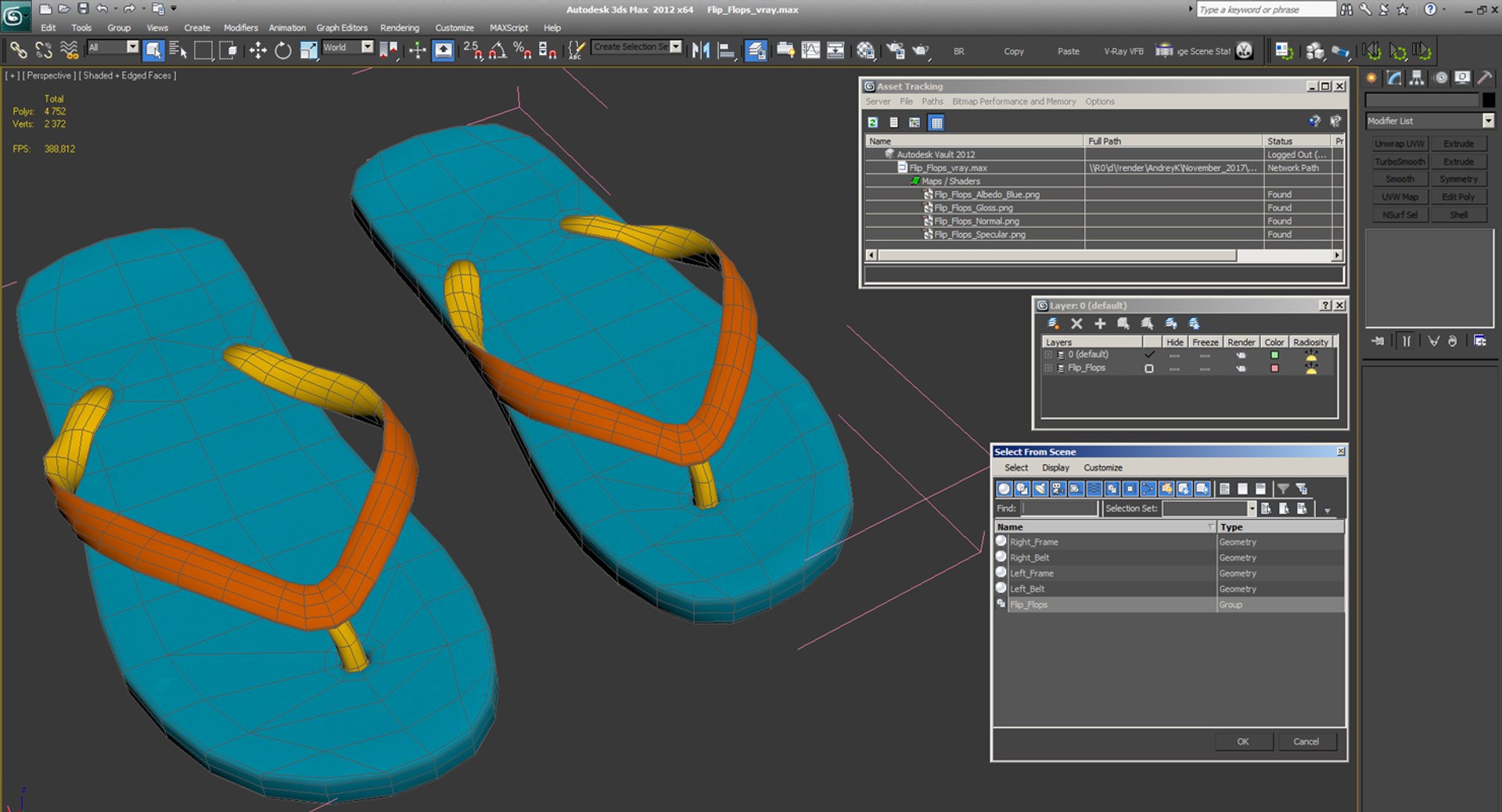 Flip Flops 3D Model - TurboSquid 1223850