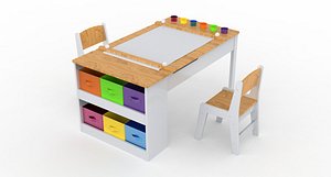 Kids table and stools