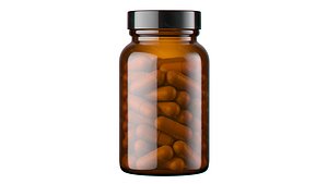 Pills Bottle 3D model model