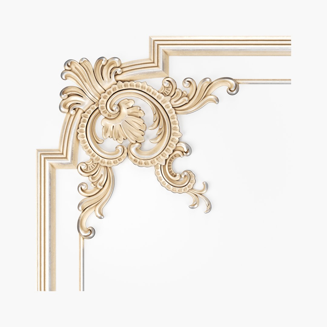 3D Overlays Corner Decor - TurboSquid 1873842