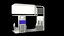 26x6 stand espositivo 2 lati aperti