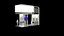 26x6 stand espositivo 2 lati aperti