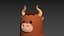 3D Bull Character