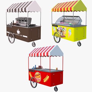 Ice Cream Cart 3D Models for Download | TurboSquid