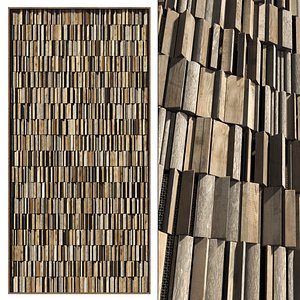 3D Firewood panel n2c