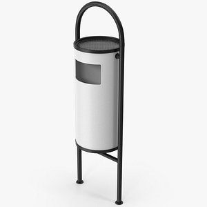 Trash Bin And Ashtray