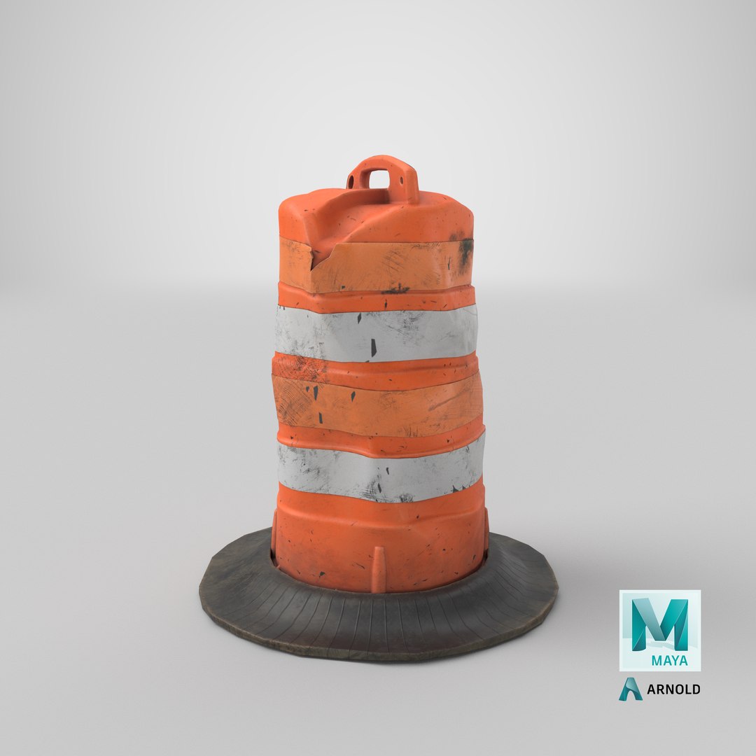 Safety Barrel Damaged model https://p.turbosquid.com/ts-thumb/9z/qVniDe/mQ/stemcell_maya_arnold_render/png/1652097299/1920x1080/fit_q87/0dd2b3239b86eb5c3e1eeafb806518f82d9c5977/stemcell_maya_arnold_render.jpg