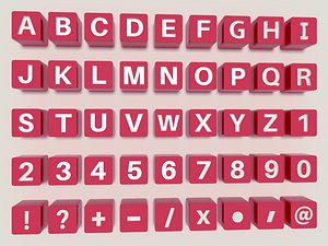Alphabet - Engraved