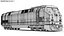 Detailed Full Diesel Train With Interior