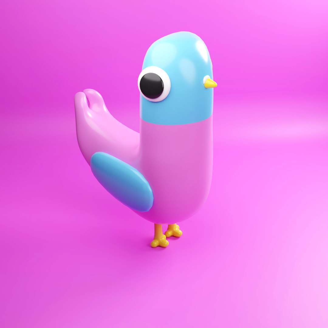 3D Realistic Bird Toy - TurboSquid 2012846