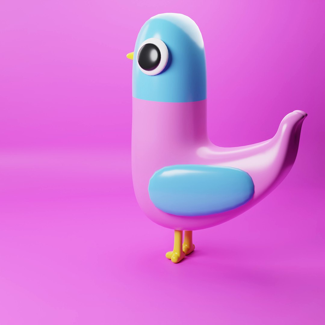 3D Realistic Bird Toy - TurboSquid 2012846