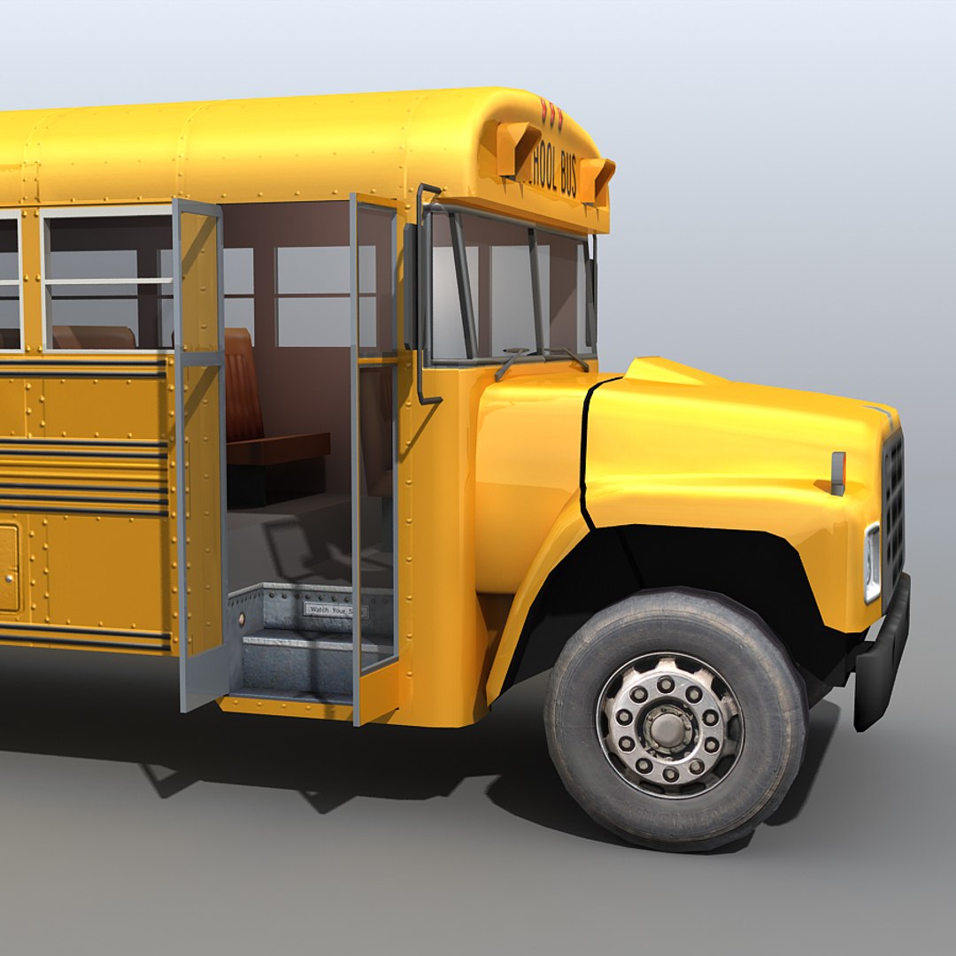 3ds Max School Bus