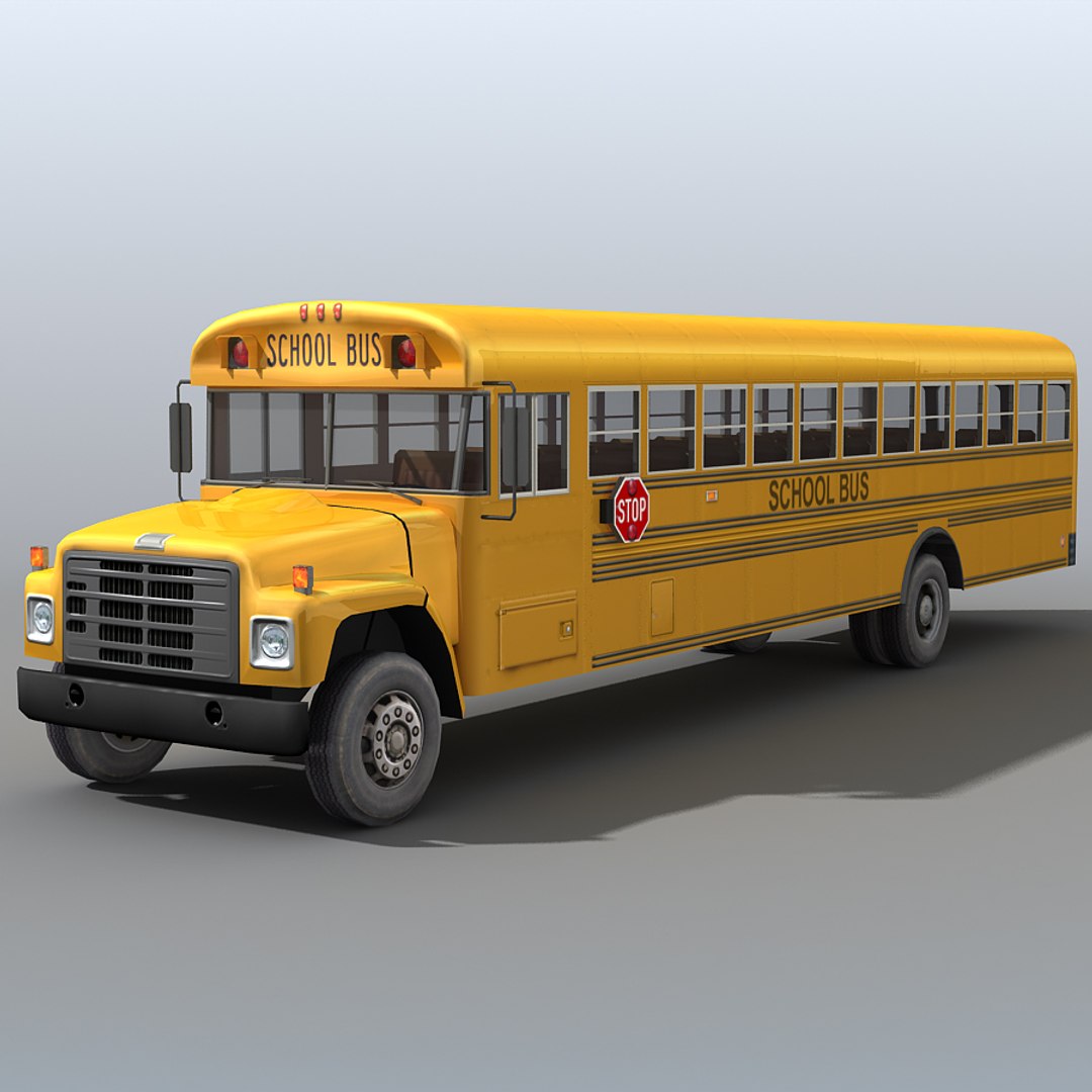 3ds Max School Bus