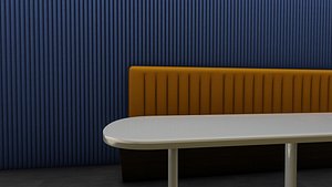 3D modern sofa house interior