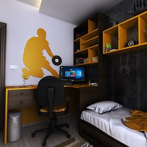 teen room 3D model
