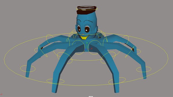 modelo 3d Skippy the octopus gratis - TurboSquid 2063054